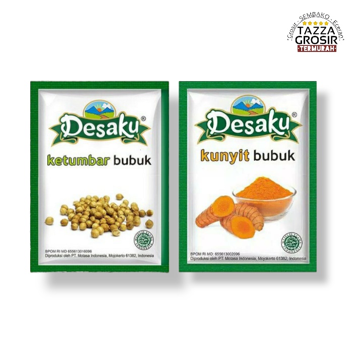 

Desaku Bubuk Ketumbar / Kunyit – 1 Renteng Isi 10 Sachet | Bumbu Dapur Praktis & Aromatik | Rempah Instan