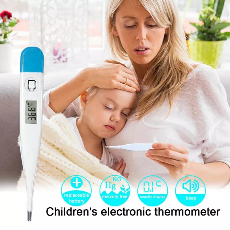 ~ PIYOSHI08 ~ Thermometer Digital Pengukur Suhu Badan Tubuh Bayi Baby Anak Anak AK11