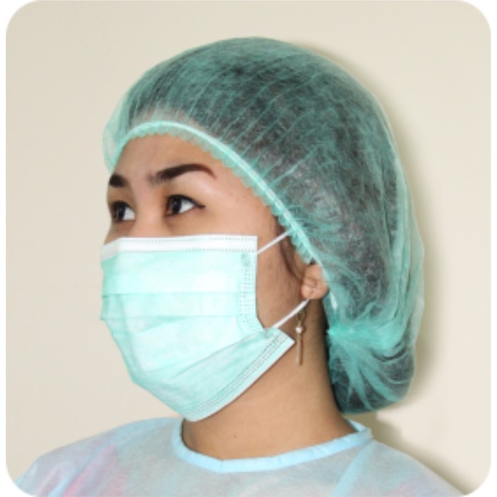 NURSE CAP TOPI PERAWAT PENUTUP KEPALA ONEMED 100pcs