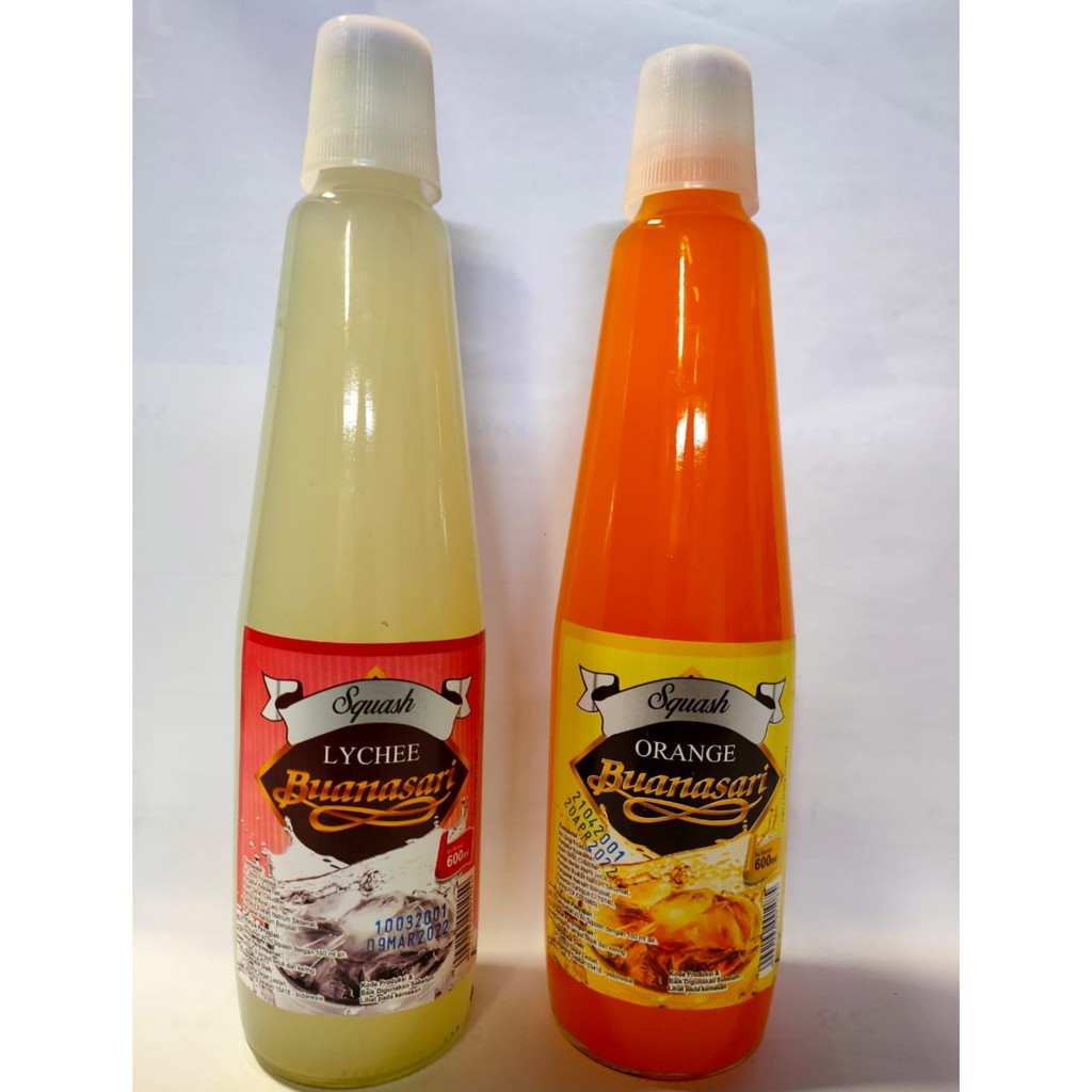 

Sirup Buana Sari Bundling rasa Lychee dan Orange Squash