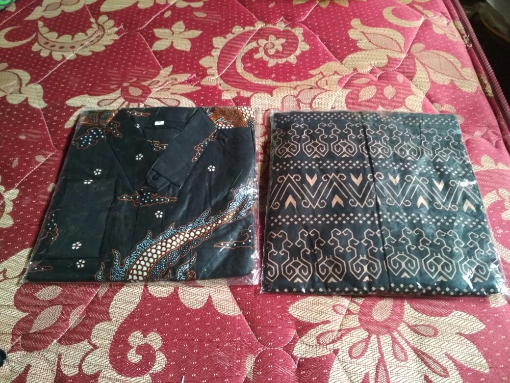 Baju Batik Pria Slimfit Big Size M L Xl Xxl Atasan Kemeja Batik Lengan Panjang Original