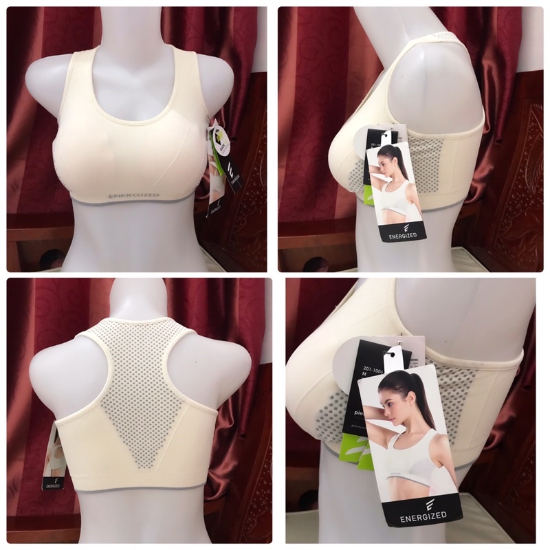 energized sport bra 201-1006 by pierre cardin bra sport utuh label sale