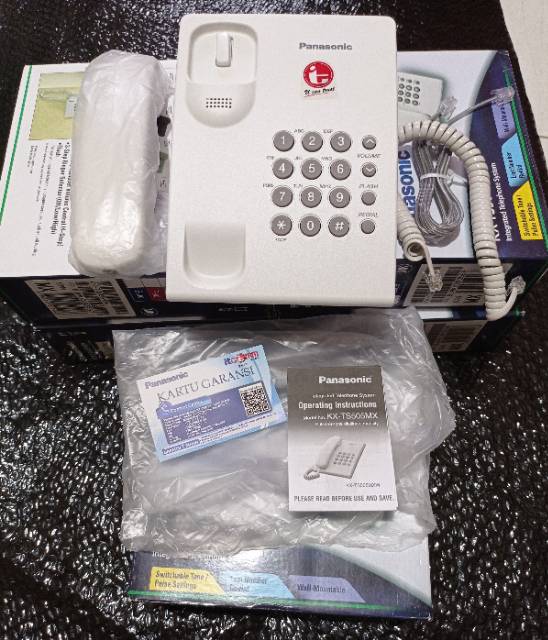 PESAWAT TELEPON PANASONIC KX-TS505 KONDISI BARU