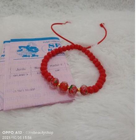 LANGSUNG ATC.. Gelang Tali Emas Cristal Ceko SQ5 "Semar Nusantara"