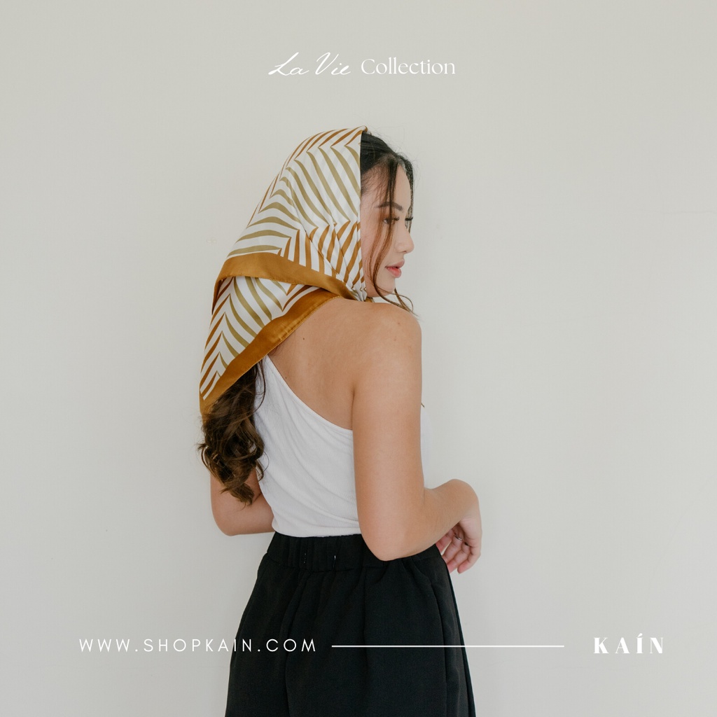 SHOPKAIN PALM scarf in Honey - LA VIE  Collection