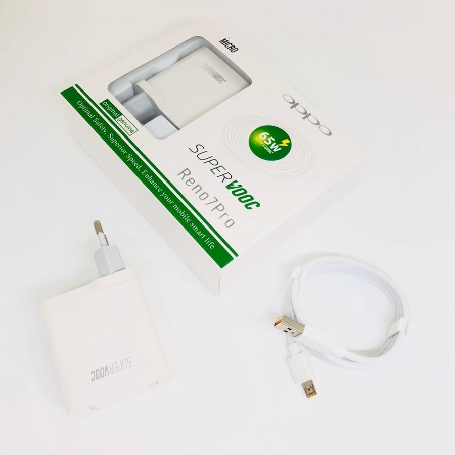 CHARGER FAST CHARGING OPPO ORIGINAL FOR MICRO &amp; TYPE C // CHASAN SUPER VOOC RENO 7 PRO - BDC