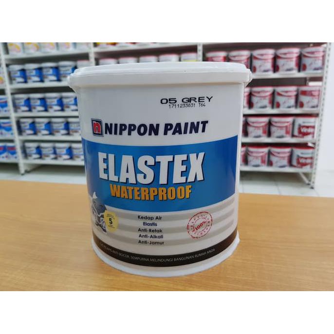 CAT TEMBOK NIPPON ELASTEX WATERPROOFING (4 KG) GALON PROMO