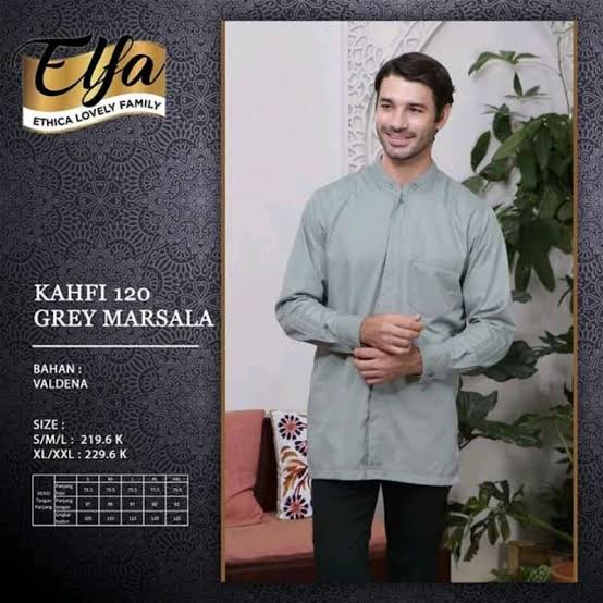 KOKO KAHFI/KOKO ORIGINAL KAHFI/AL-KAHFI/KOKO DEWASA/KOKO LEBARAN/BAJU KOKO/BAJU MUSLIM LAKI-LAKI/PAK