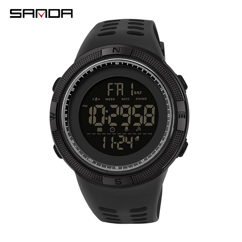 SANDA 2003 Jam Tangan Pria Digital Tali Rubber Shockproof Anti Air WATCHKITE WKOS