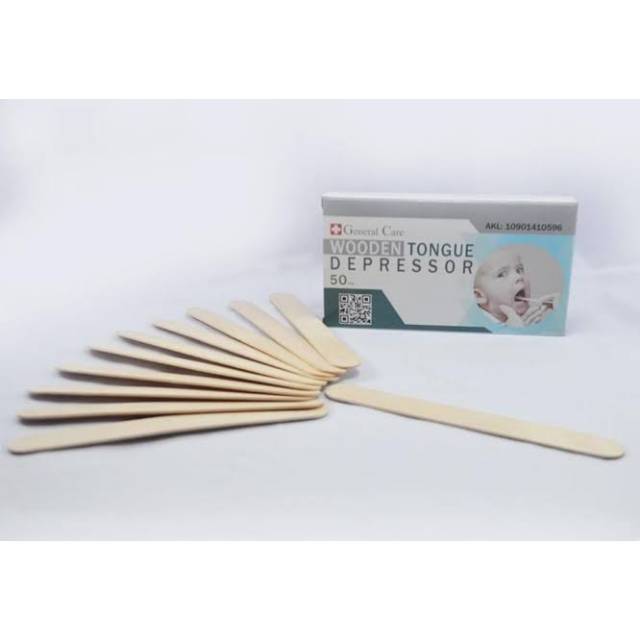 General Care WOODEN TONGUE DEPRESSOR