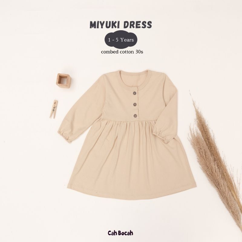 miyuki dress anak lengan panjang