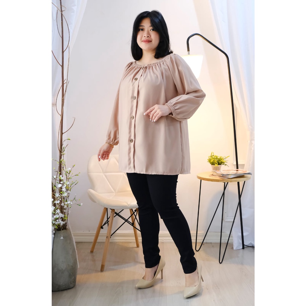 BinxFashion Blouse Jumbo OverSize57 / Atasan Wanita Jumbo / Atasan Wanita Code 57-1