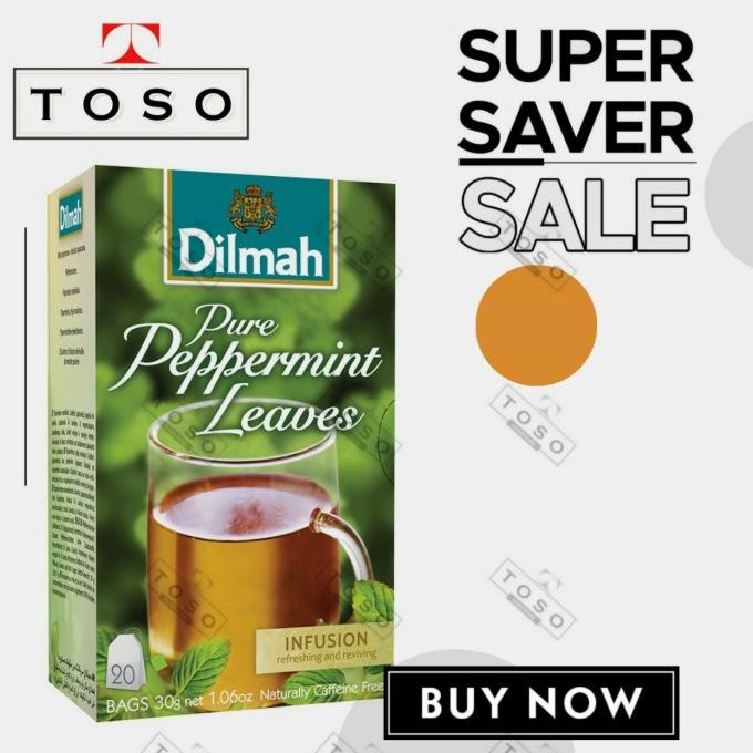 

BISA COD TEH DILMAH PEPPERMINT LEAVES TEA NO ENVELOPE 20 TAG TBAG TEH CELUP/MINUMAN COLLAGEN/MINUMAN YOYIC/MINUMAN DIET/MINUMAN PEMUTIH BADAN/MINUMAN KOREA/MINUMAN KEMASAN/MINUMAN KALENG/MINUMAN KOTAK/MINUMAN SEHAT HERBAL/MINUMAN SEHAT UNTUK TUBUH/MINUMAN