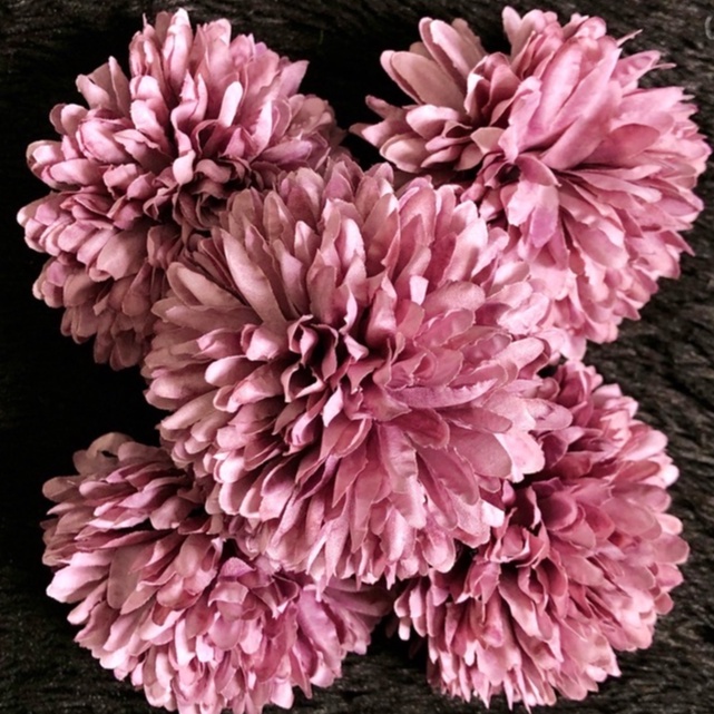 Bunga Plastik Dandelion PREMIUM - Bunga Hydrangea - Bunga Impor Dekorasi Hiasan Pesta Rumah-Purple