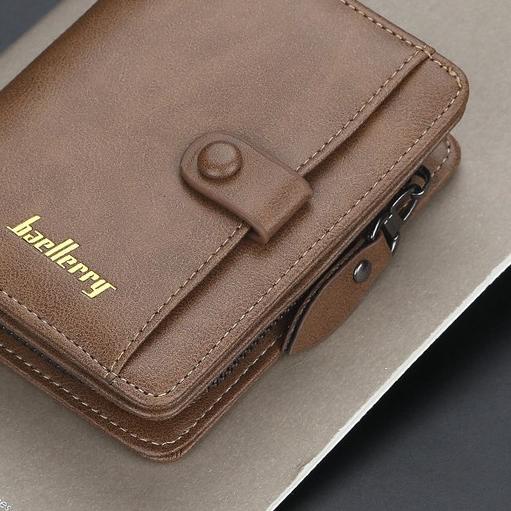 Dompet Pendek Tebal Lipat Kulit Pria New Baellerry Wallet D9153