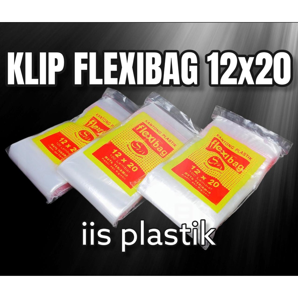 Kantong plastik klip 12x20 isi 100pcs clip ziplock zipper pouch / kantong plastik klip emas,obat,saus