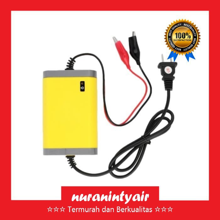 Charger Accu Mobil Motor Portable Lead Acid 12V 2A - Cas Aki Portabel