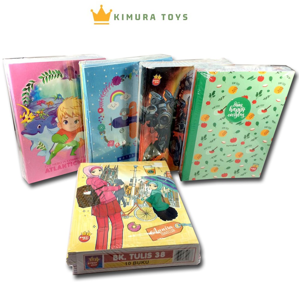 

Buku Tulis Paper Star Isi 38 Lembar