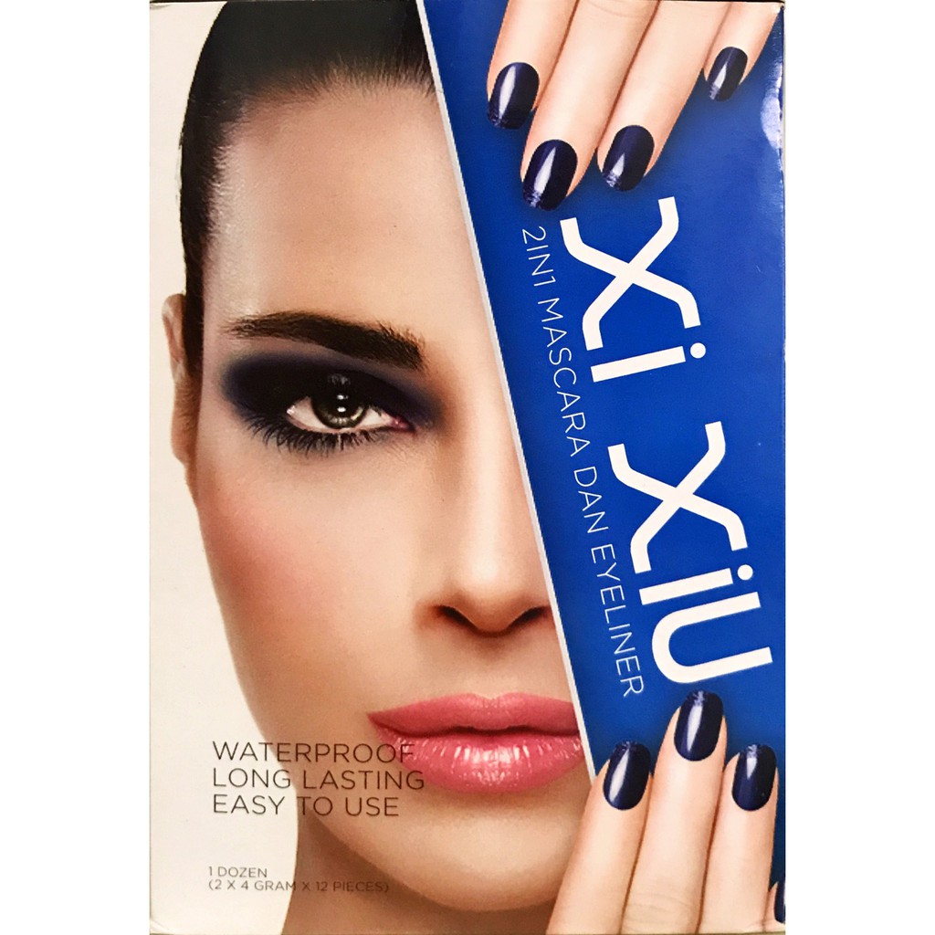 Maskara Eyeliner 2in1 Waterproof Xi Xiu BPOM ORIGINAL