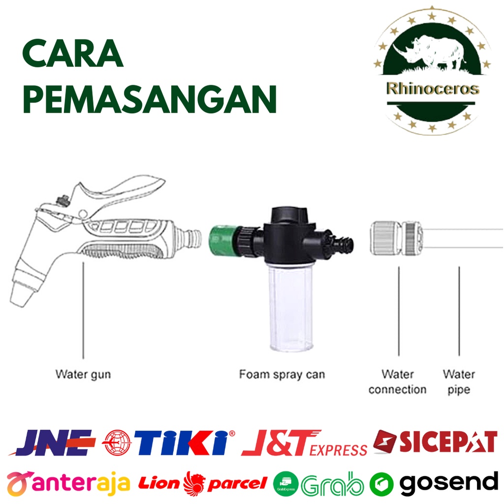 Tempat Sabun Semprotan Panci Busa Semprotan Pistol Multifungsi 100ML