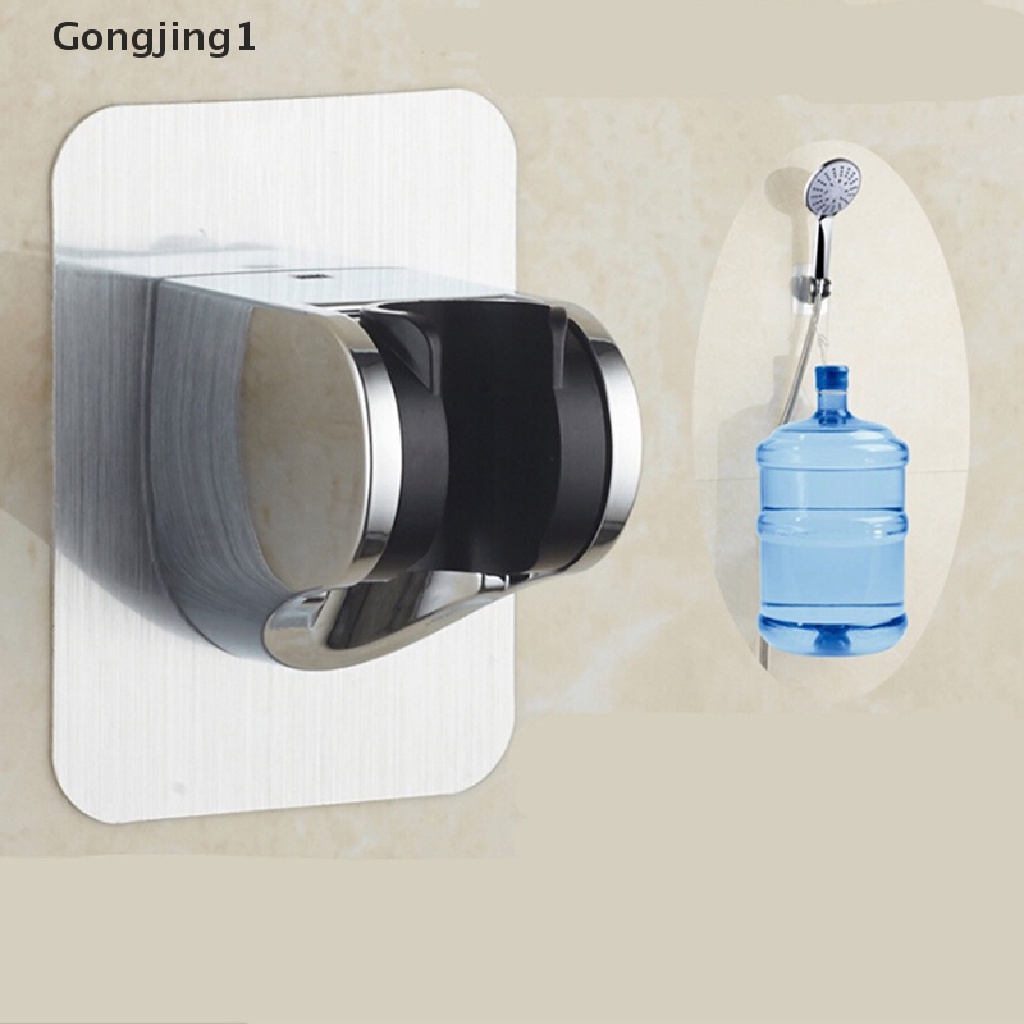 Gongjing1 bracket holder Kepala shower Adjustable Tanpa Bor Untuk Kamar Mandi