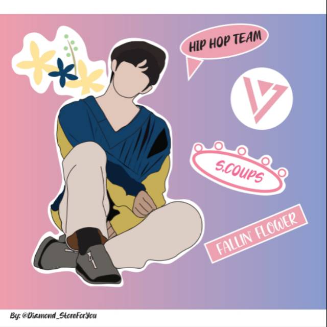 

《SEVENTEEN STICKER SET: S.COUPS FALLIN'FLOWER SET 》