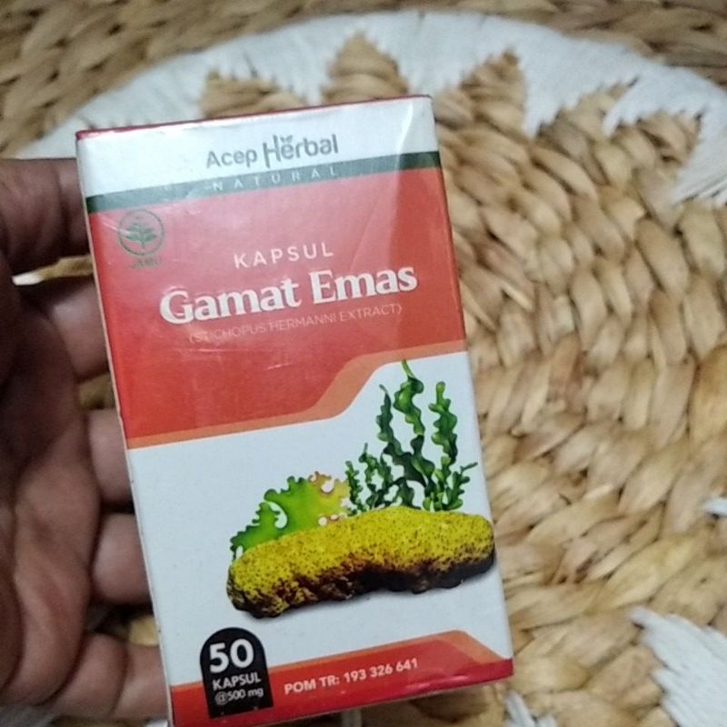 KAPSUL GAMAT EMAS ACEP HERBAL PRODUK ORI ( bisa COD) TERMURAH