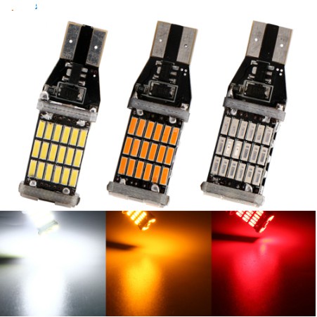 LAMPU LED MUNDUR T15 T10 W16W CANbus 45 LED SUPER BRIGHT ERROR FREE / Lampu Led Mundur Senja CANbus Led T15 T10 w16w Super Terang EXTREME 45