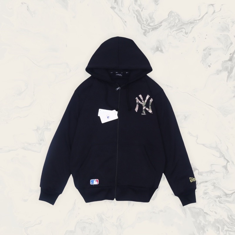 JAKET SWEATER ZIPPER HOODIE PRIA WANITA MLB NEW ERA TERBARU PRIA WANITA FULL LABEL DAN TAG BAHAN TEB