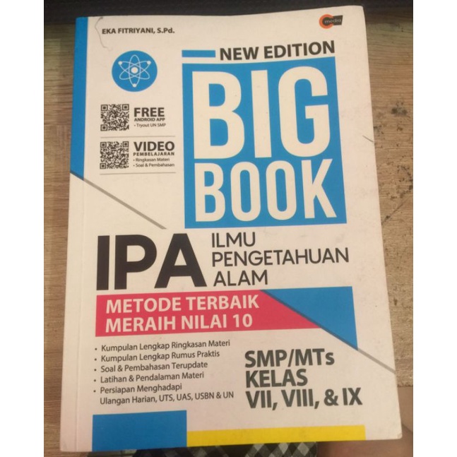 

BIG BOOK IPA SMP/MTs KELAS VII, VIII, IX [BEKAS]