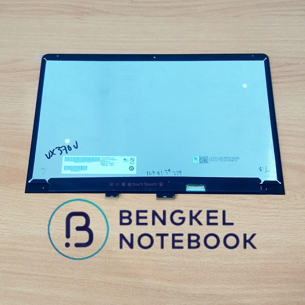 LCD Touchscreen ASUS ZenBook UX370UA UX370 UX370U 1920X1080 IPS NON-FRAME B133HAN04.2 Packing Kayu