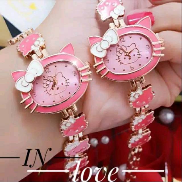 Jam tangan hello kitty