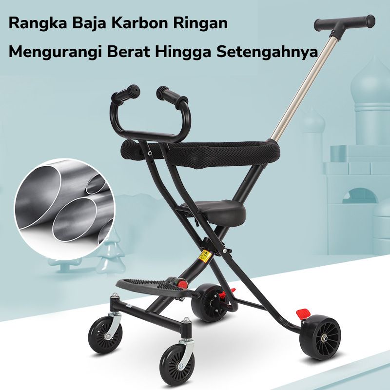 Trike Kereta Dorong Stroller Bayi Roda 4