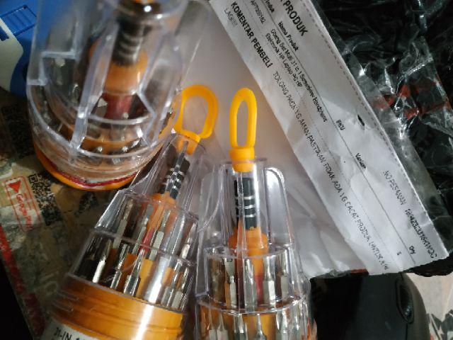 Obeng Set Multi 31 In 1 Screwdriver Handphone Elektronik Hp Laptop Pc Hp