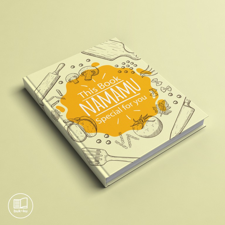 

buku catatan tema makanan notebook custom planner agenda diary tulis notes