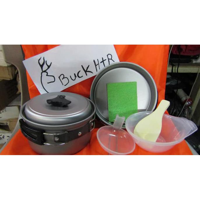 Cooking Set Outdoor Sy-200 Ds 200 Alat Masak Camping Tableware Panci