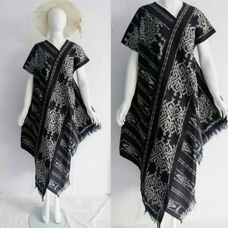 dress tenun wanita, dress muslimah, dress modern, tunik tenun wanita, tunik muslimah, tunik modern