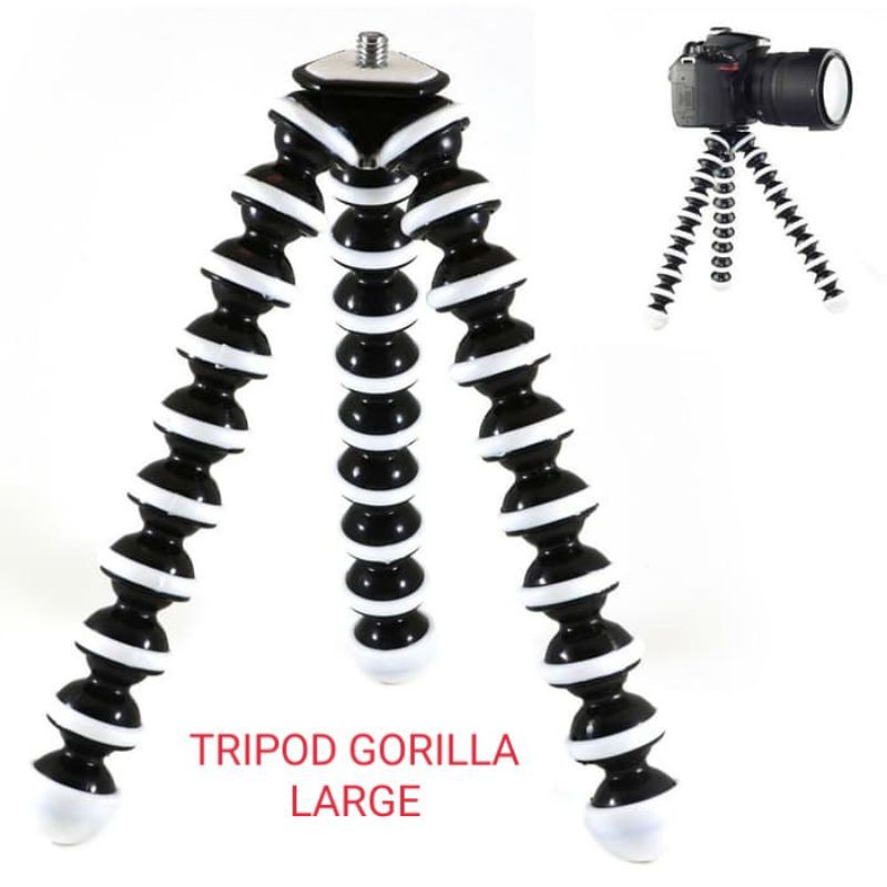 TRIPOD GORILA BESAR/TRIPOD HP GORILA/TRIPOD CAMERA GORILA LARGE/GORILA POD LARGE FLEXIBLE UKURAN L M