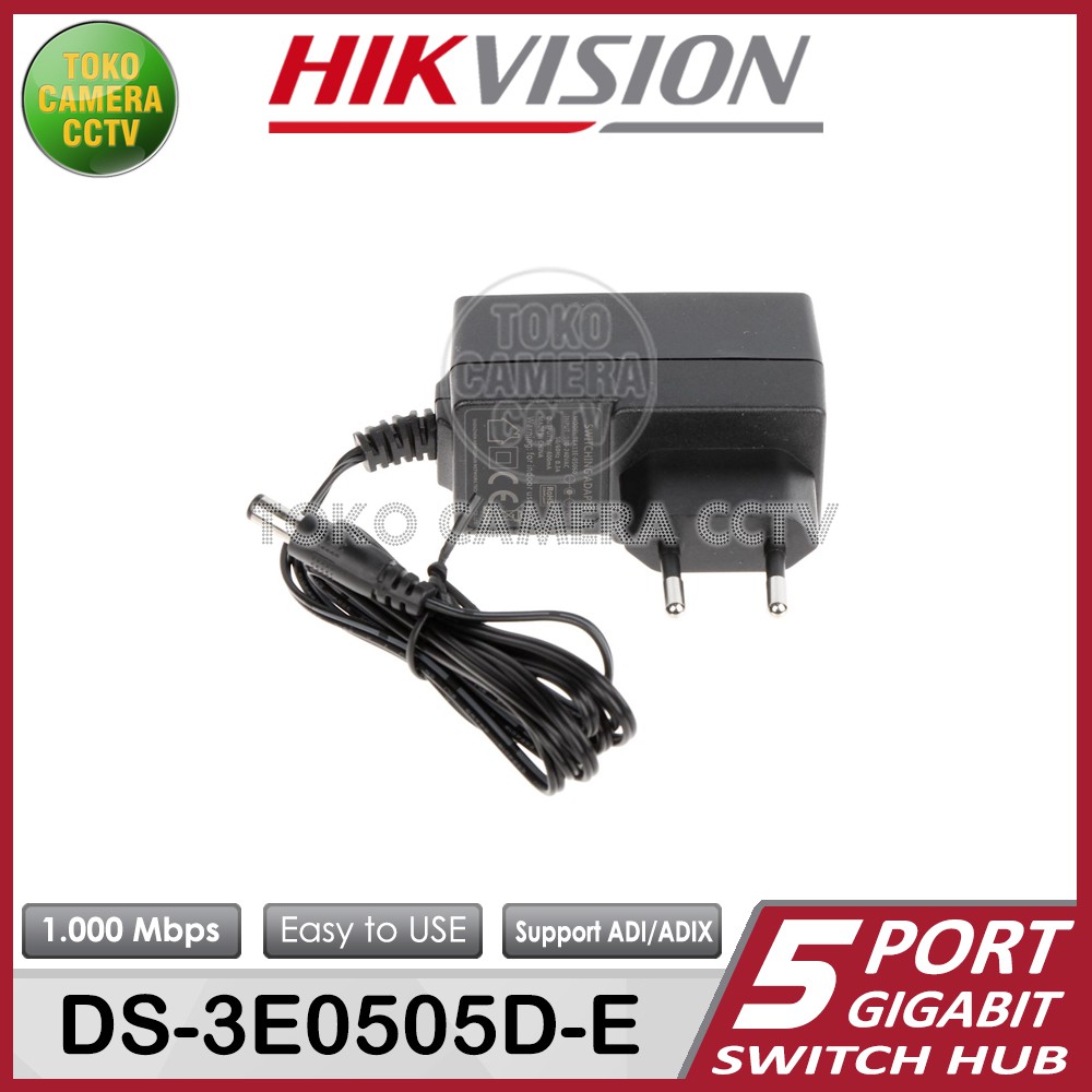 SWITCH HUB GIGABIT HIKVISION 5 PORT