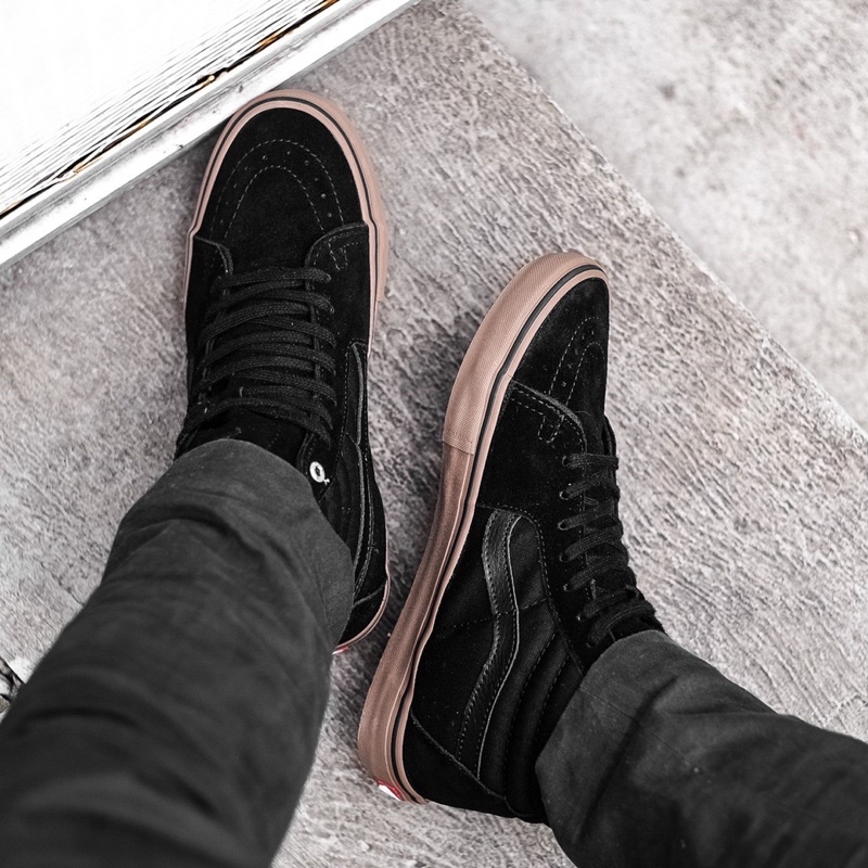 VANS SK8-HI PRO BLACK/GUM ORIGINAL 100%