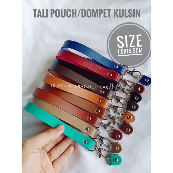 TALI KULIT SINTETIS TALI DOMPET POUCH HP MAKEUP