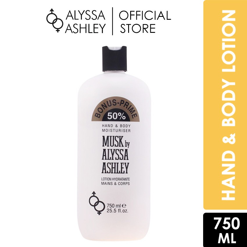 Alyssa Ashley Musk Hand & Body Lotion - 750 mL