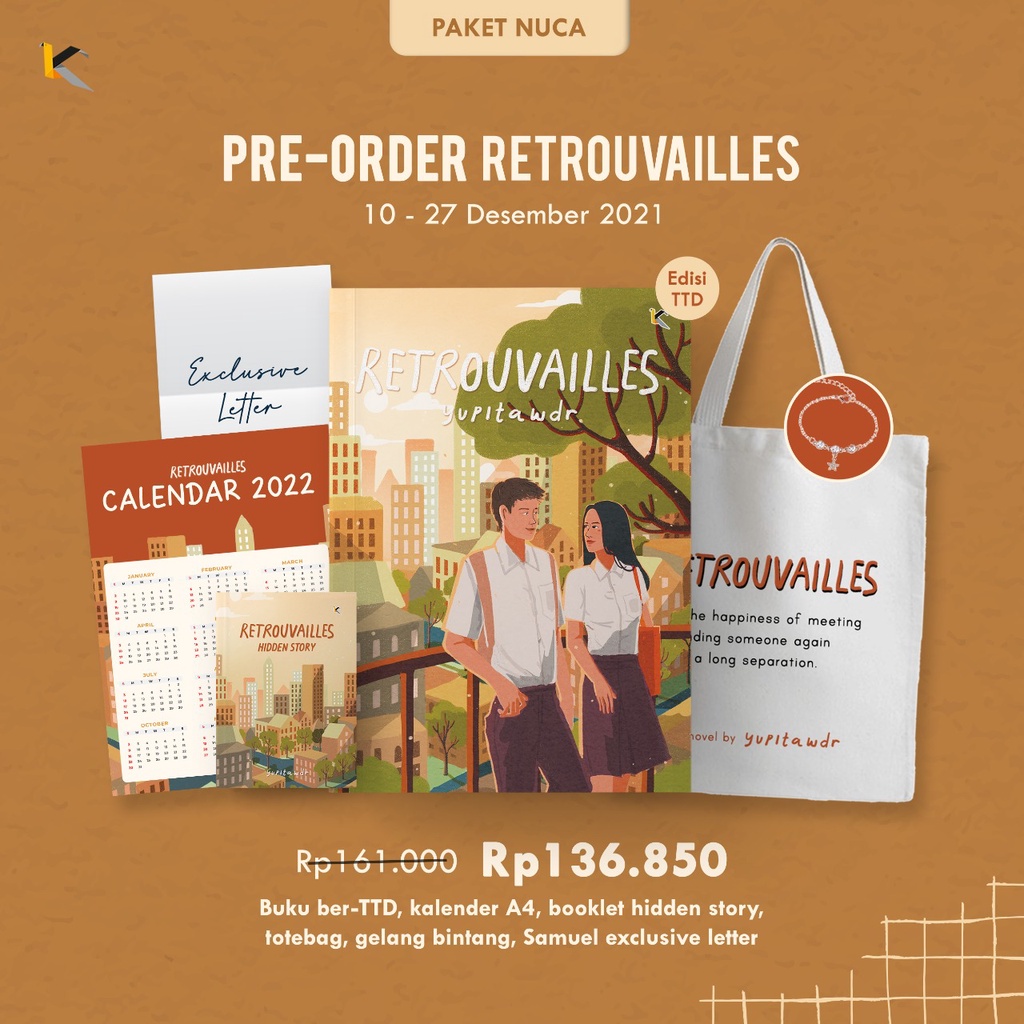 Novel Retrouvailles - Yupitawdr + Bonus 100% Original