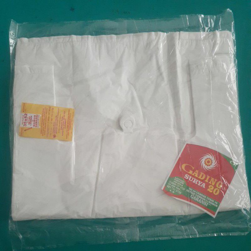 kresek gading 35 28 40  kantong 35 x 52 putih plastik laundry PANJANG