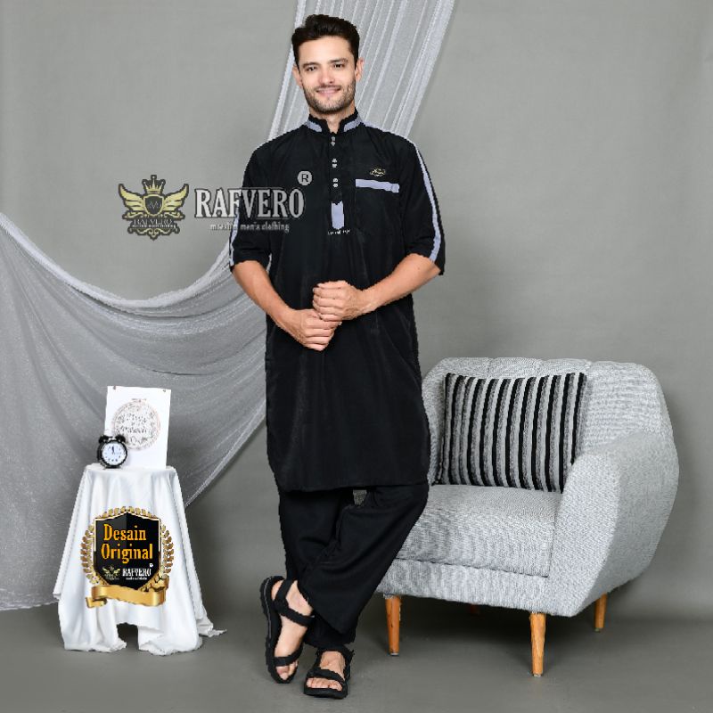 Setelan Pakistan Baju Muslim Pria ASSEGAF ORIGINAL RAFVERO