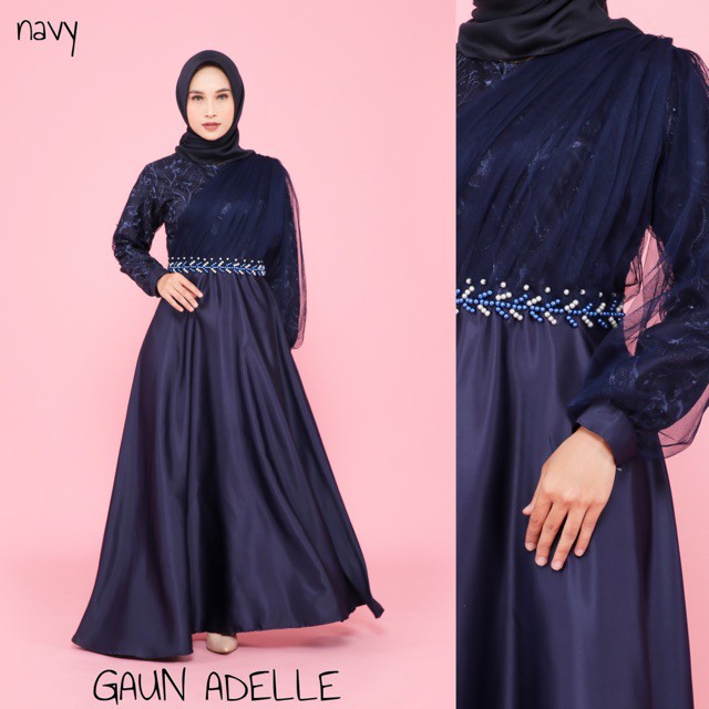 KIU8M GAUN ADELLE / GAUN HIJAB / GAUN BRIDESMAID / GAUN KONDANGAN