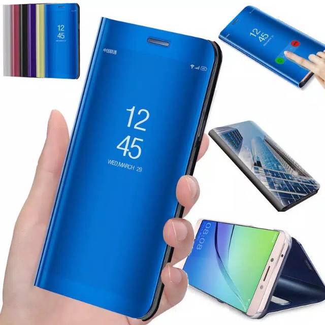 SAMSUNG A52S 5G A32 4G A32 5G A52 A72 A12 M51 M11 M21 M31 CASE CLEAR VIEW MIRROR FLIP STANDING HARDCASE WALLET STAND