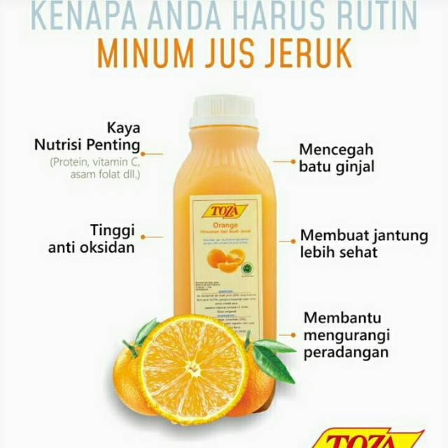 

Orange Juice / Jus Jeruk 5 liter (Kota Padang)