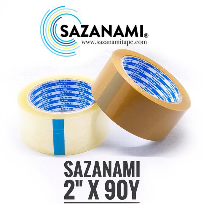 

HOT SALE|BEST SALLER OPP Lakban bening 45mm x 90 Yard sazanami - Bening