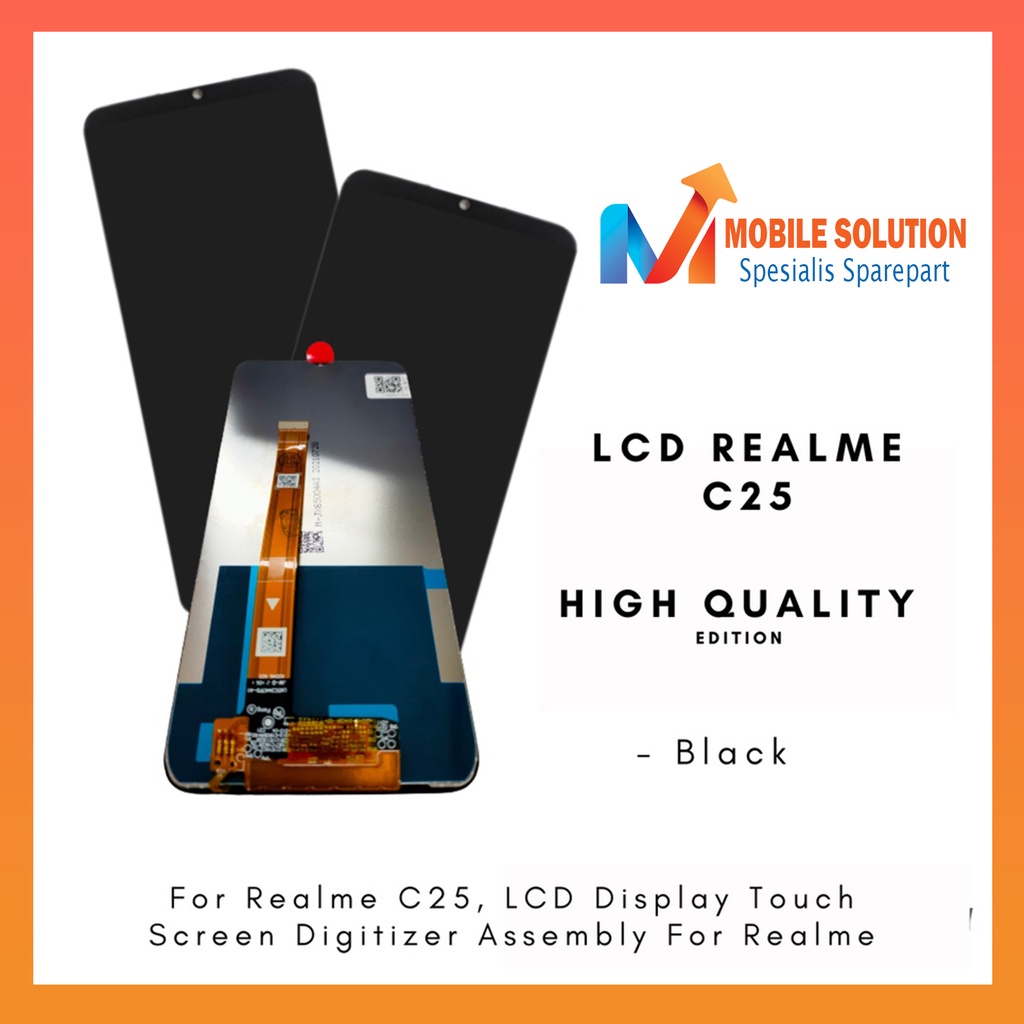 Grosir LCD Realme C25 / LCD Realme C11 / LCD Realme C15 Qualcomm Fullset Touchscreen - Parts Kompatible Dengan Produk Oppo